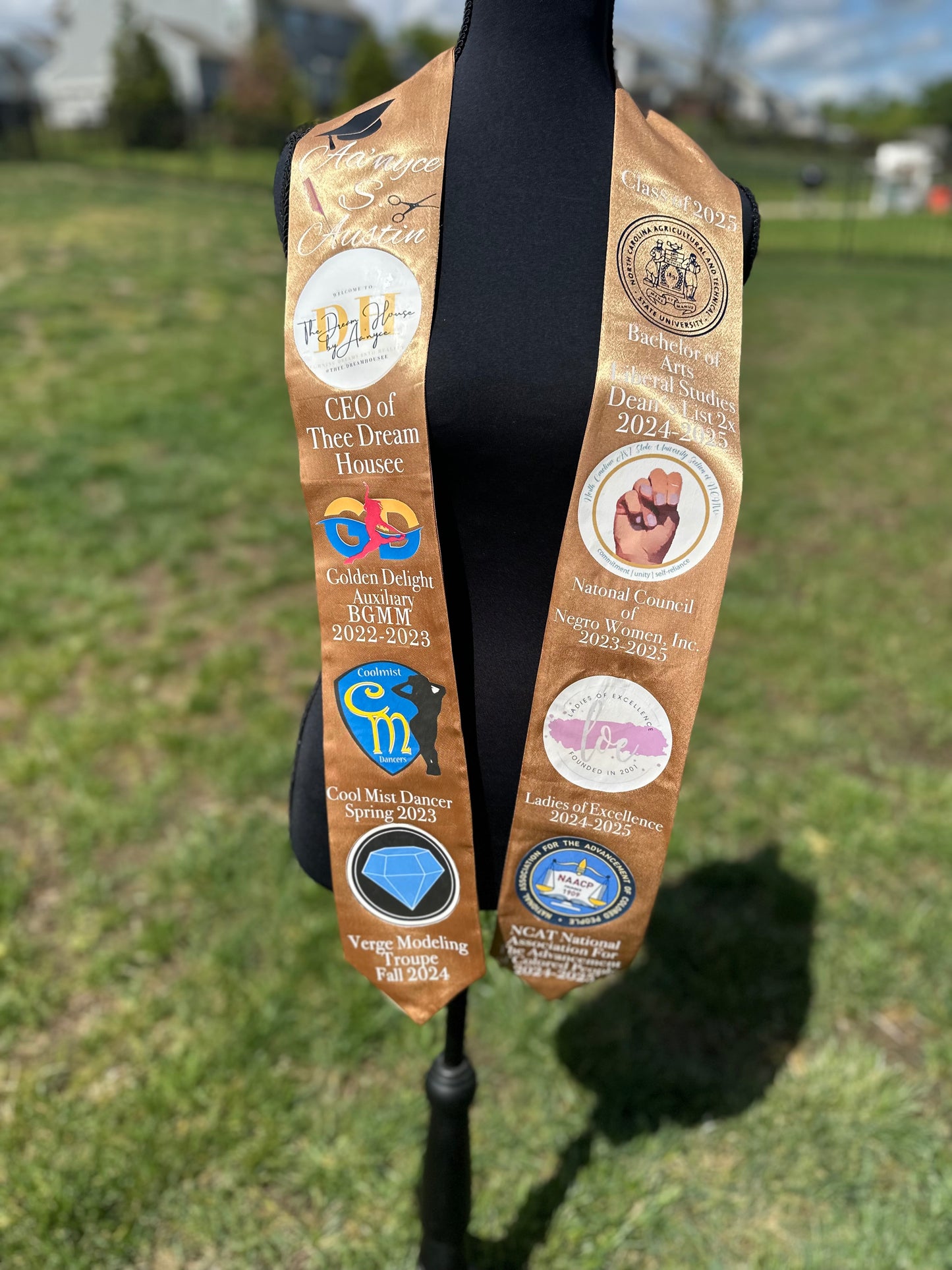 Custom Grad Stoles